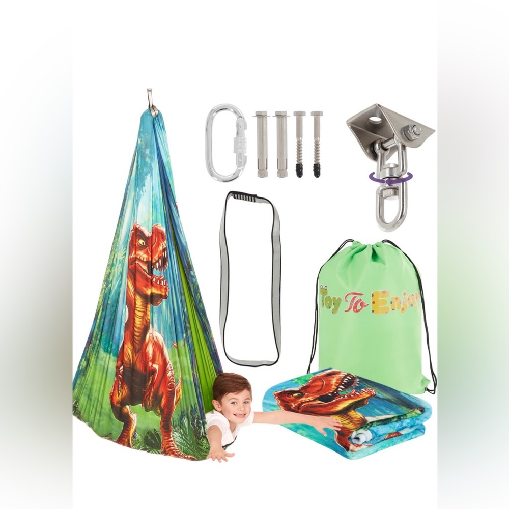 Sensory Swing -Kids W/Special Needs-Double-Layer, 360° Calming Therapy Blanket